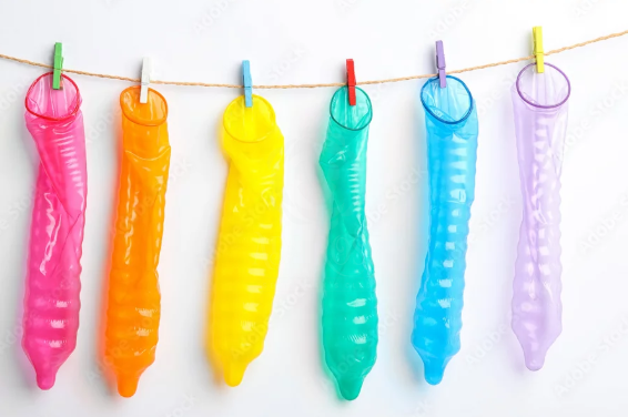 history of condoms